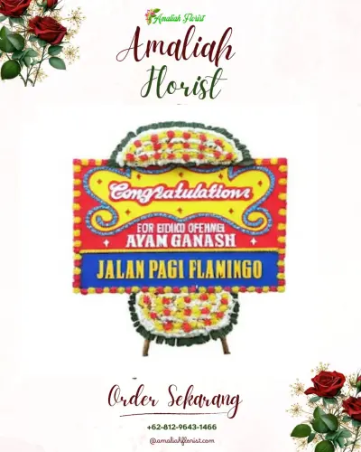 Bunga Papan Congratulation di Nawa Kerti